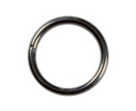 ARGOLLA 5 CM ACERO INOX.ESPESOR 5MM - PAQUETE DE 10 UNIDADES